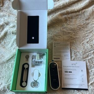 New In Box Arlo Wired HD Video Doorbell